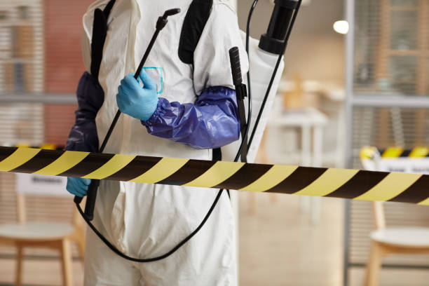 Professional Sewage Cleanup technician working in Wayne, MI